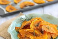 Baked Butternut Squash Crisps