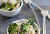 Zesty Lemon Parmesan Chicken with Roasted Broccoli