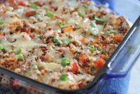 Cheddar Chicken Quinoa Casserole