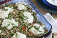 Tuscan Beef Quinoa Bake