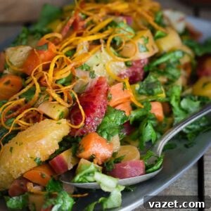 Carrot citrus salad.