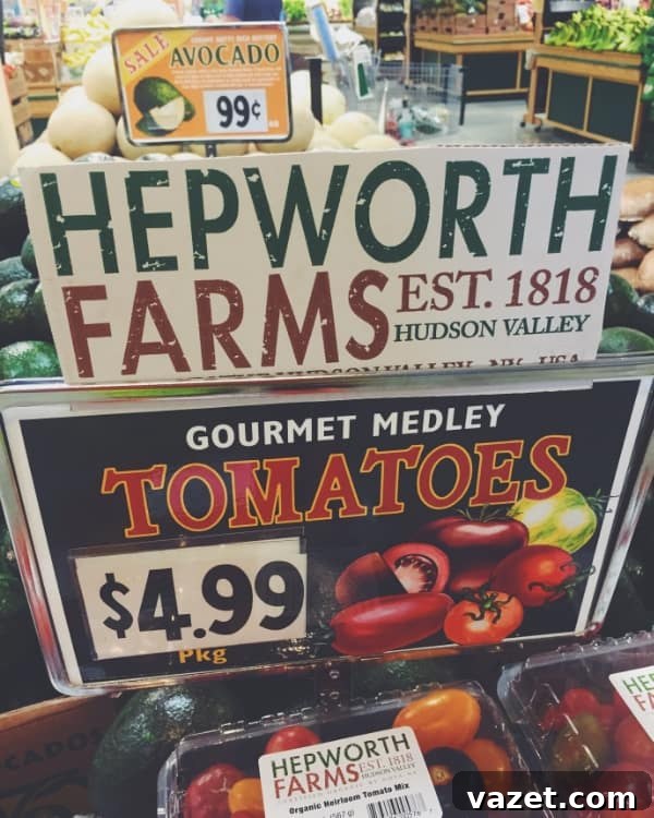 Hudson Valley heirloom tomatoes