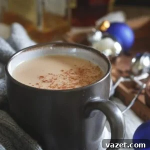 Coconut chai hot toddy.