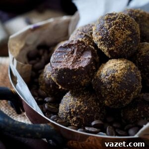 Dark Chocolate Kahlua Coffee Bites square optimized
