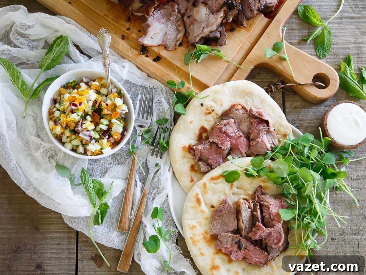 Spring Gyros with Apricot Salsa are a step up from your normal gyro! Spring Gyros are topped with a sweet and refreshing apricot salsa