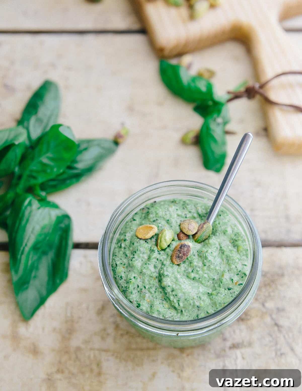 This tangy basil pesto is the base for this Skillet Zucchini Pesto Pizza and then drizzled on top for even more summer deliciousness! This tangy basil pesto is the base for this Skillet Zucchini Pesto Pizza and then drizzled on top for even more summer deliciousness!