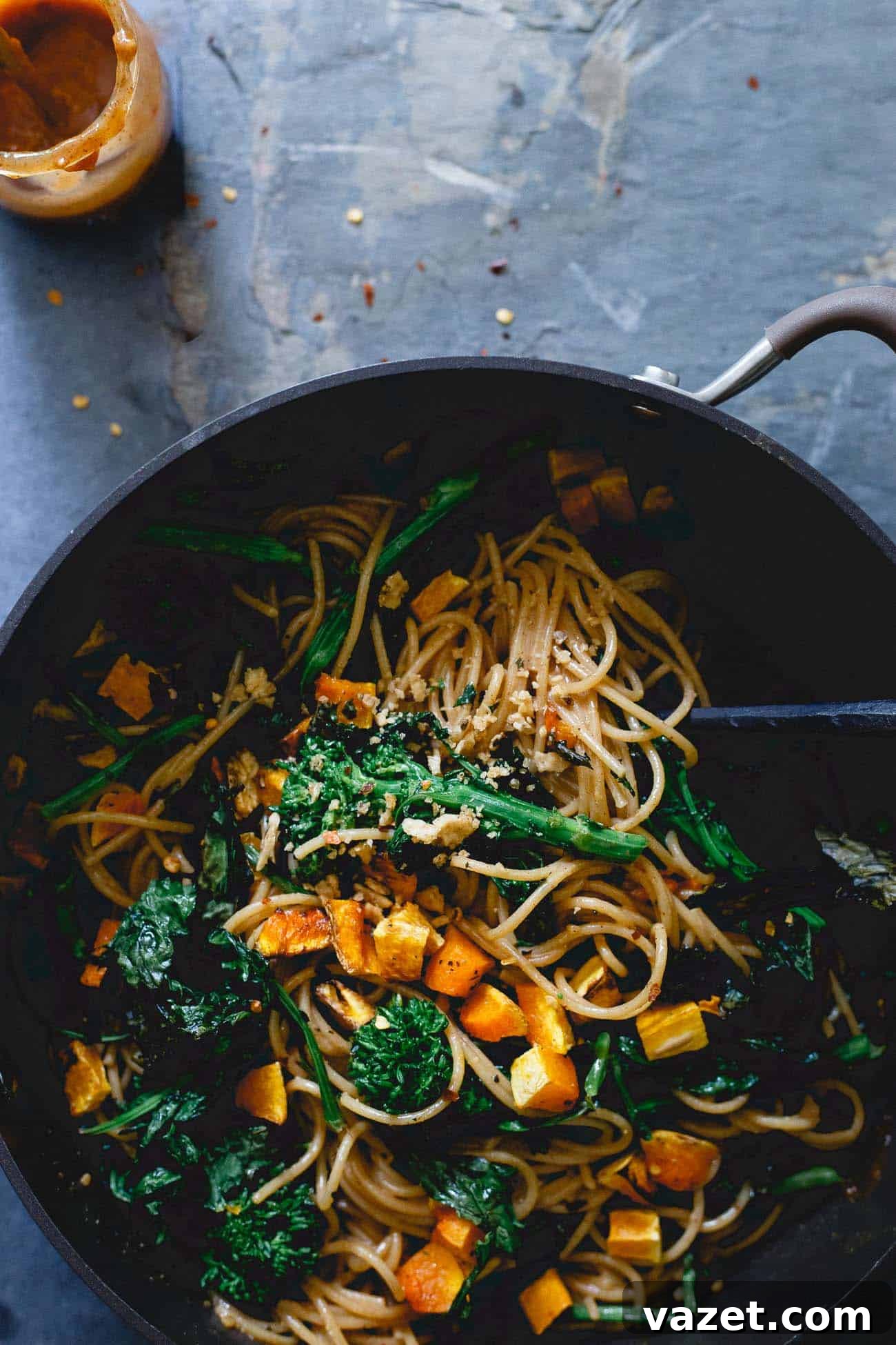 Ultimate Fall Comfort Food: Butternut Squash & Broccoli Rabe Pasta This fall pasta, featuring roasted butternut squash and broccoli rabe along with a creamy sauce, offers a delicious and seasonally appropriate comfort food experience.