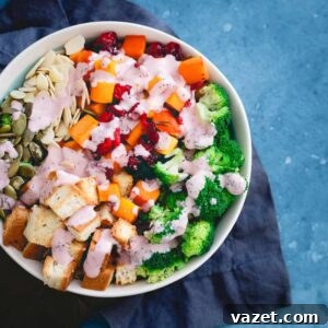 Roasted Cranberry Broccoli Salad, a hearty and vibrant dish perfect for fall.