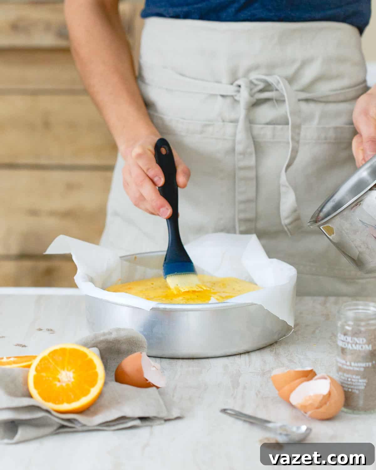 The sweet orange glaze on this orange cardamom cake takes it from tea worthy to holiday dessert worthy. The sweet orange glaze on this orange cardamom cake takes it from tea worthy to holiday dessert worthy.