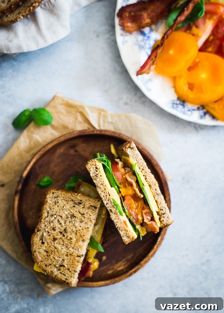 BLTC sandwiches are even better than the classic. Use thick deli sliced American cheese for a tasty boost to the classic sandwich. BLTC sandwiches are even better than the classic. Use thick deli sliced American cheese for a tasty boost to the classic sandwich.