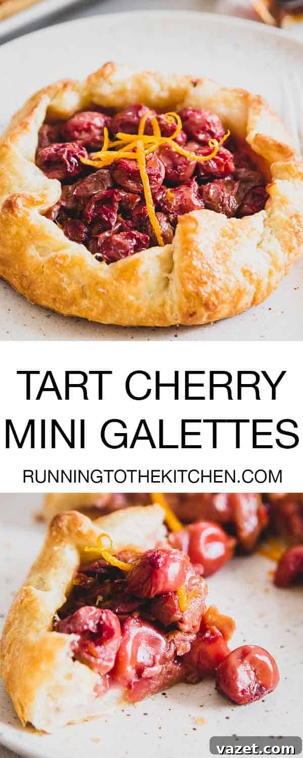 Easy Mini Tart Cherry and Orange Galettes Galettes are even easier to make than traditional pie – try one of these mini tart cherry and orange galettes for a simple yet stunning dessert that's sure to impress.