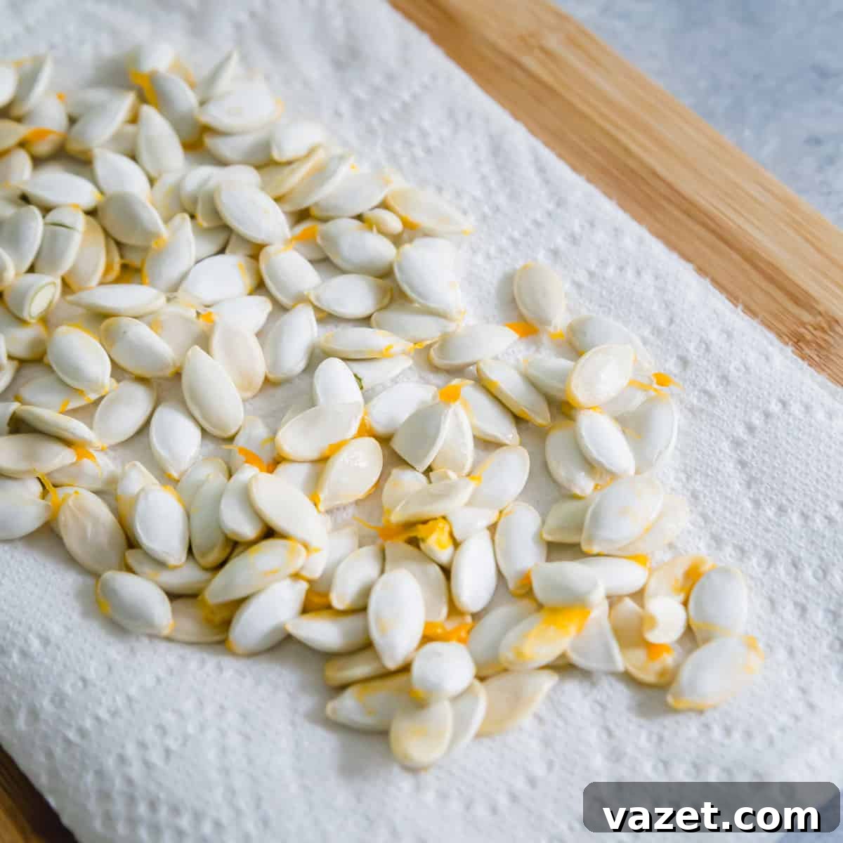 cleaned and rinsed winter squash seeds before roasting cleaned and rinsed winter squash seeds before roasting