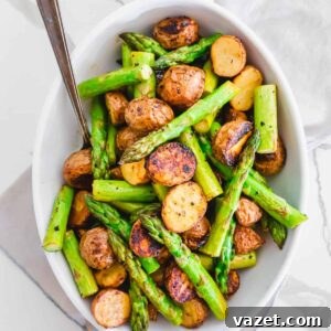 Roasted Garlic Balsamic Potatoes and Asparagus 2 roasted potatoes and asparagus