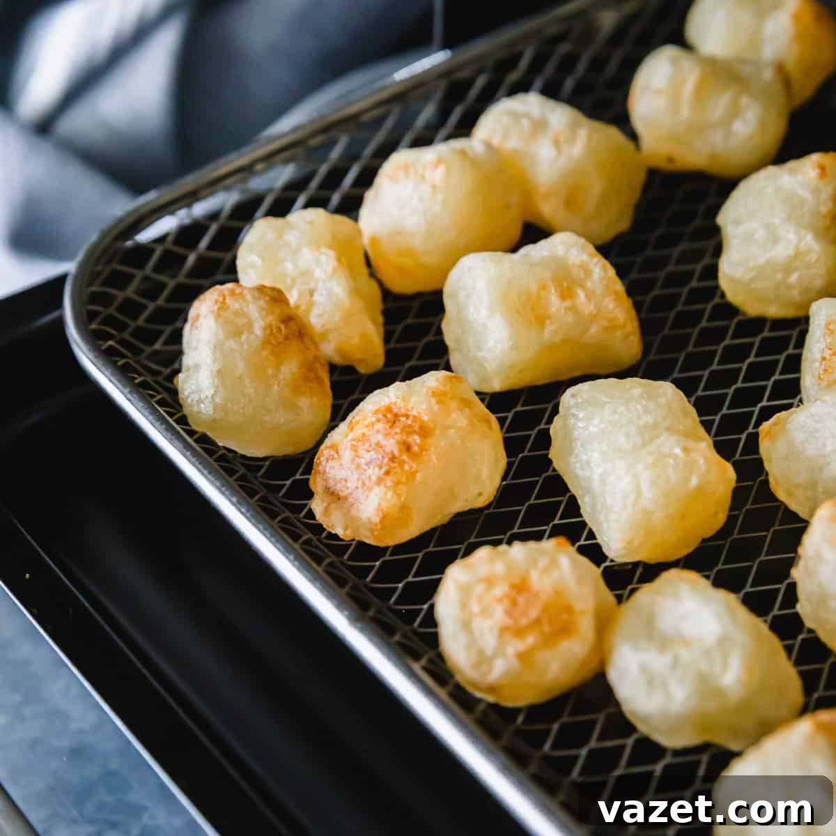 After 16-18 minutes in the air fryer cauliflower gnocchi is golden brown around the edges and perfectly crispy in texture to enjoy however you like. After 16-18 minutes in the air fryer cauliflower gnocchi is golden brown around the edges and perfectly crispy in texture to enjoy however you like.