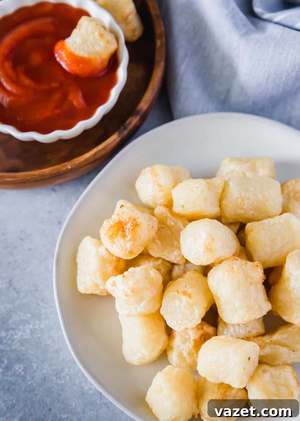 With a crispy exterior and soft pillowy interior, cooking cauliflower gnocchi in the air fryer is the best preparation method and so easy! With a crispy exterior and soft pillowy interior, cooking cauliflower gnocchi in the air fryer is the best preparation method and so easy!