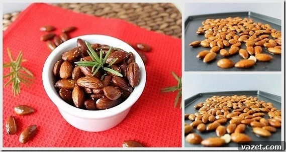 Spicy Rosemary Almonds