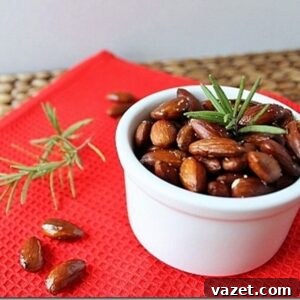 Spicy Rosemary Roasted Almonds