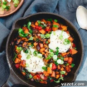 Harissa Sweet Potato Hash recipe image