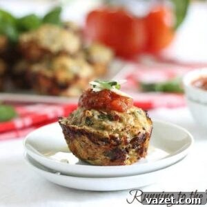 Chicken parmesan muffins