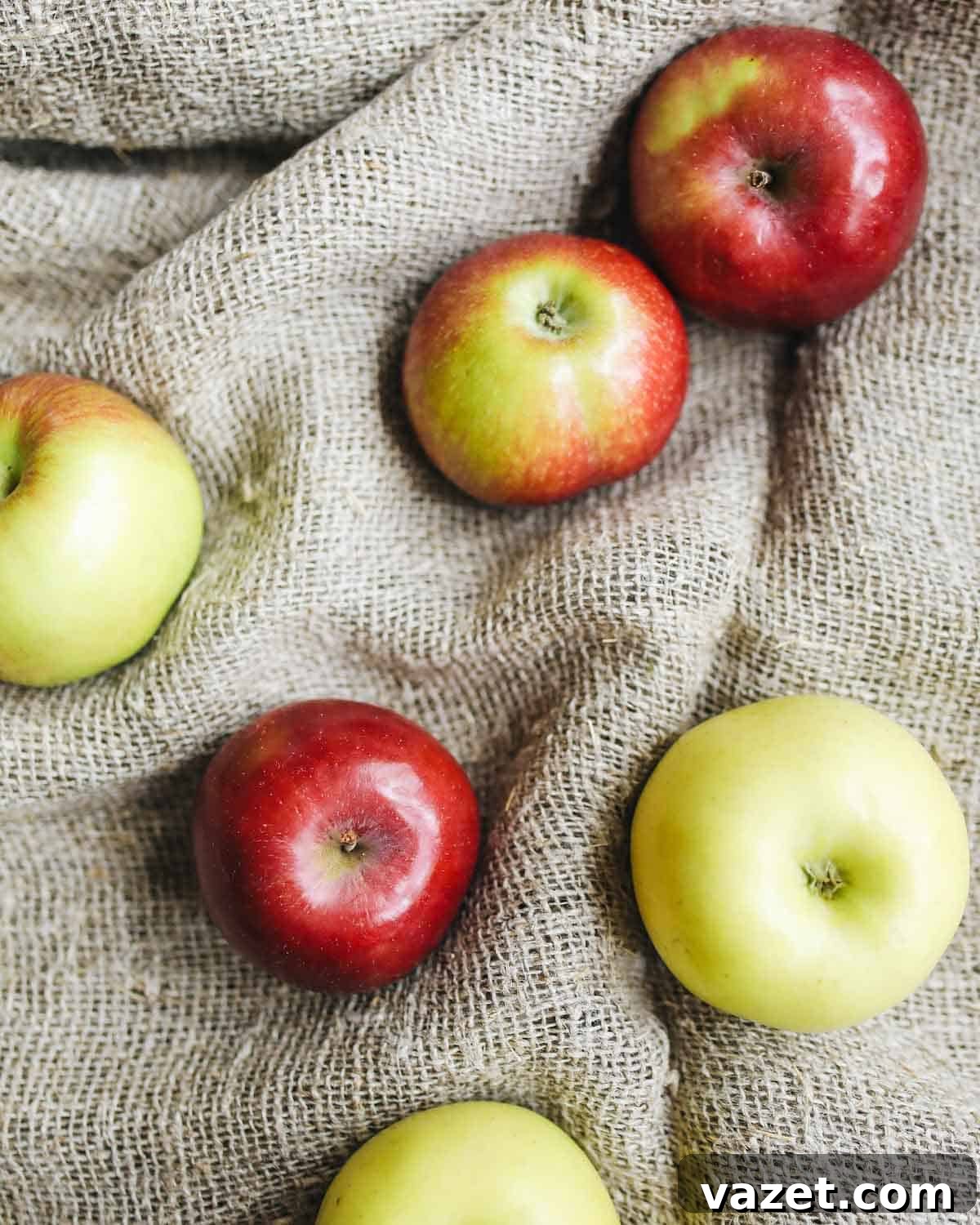 Freezing Apples: A Guide 2 Apples on burlap