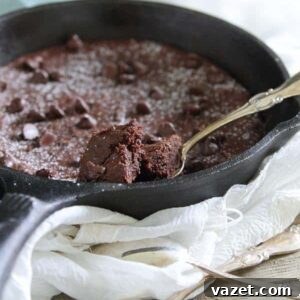 Paleo Skillet Brownie