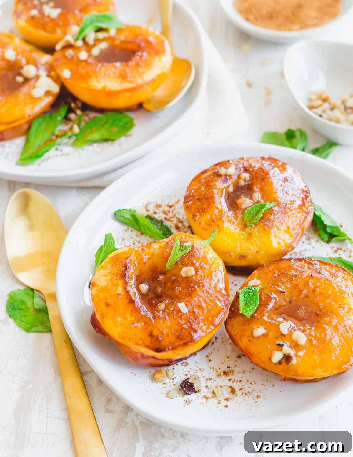 Decoding Peaches: Your Sweet Dive into Varieties 4 Air fryer peaches.