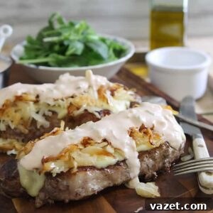 Reuben Strip Steaks