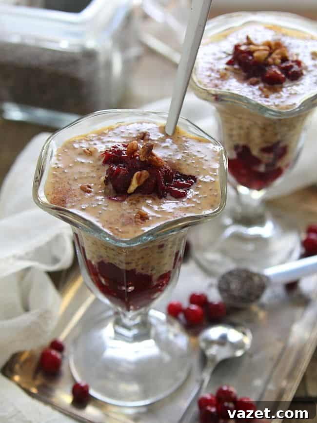 Spiced Pumpkin Chia Parfaits 3 Pumpkin pie chia pudding