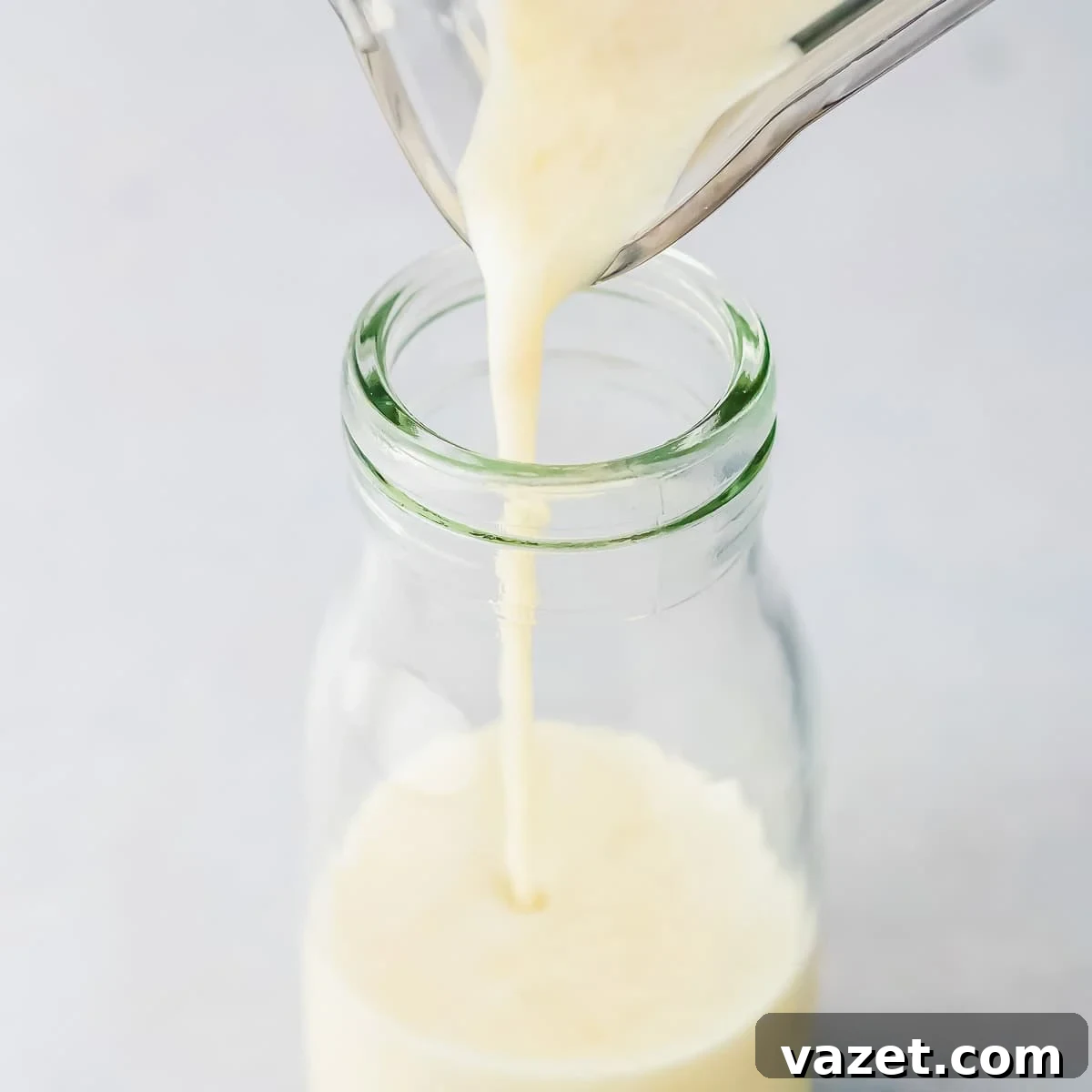 Korean Banana Bliss 7 Step 3: Pour into a glass or bottle.